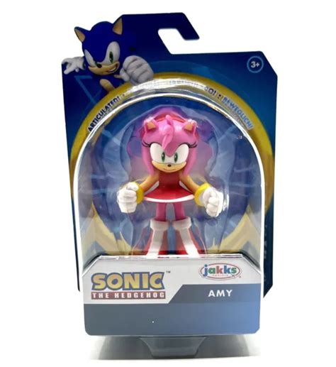 Jakks Pacific Sonic The Hedgehog Amy Rose 2 5 Zoll Videospiel