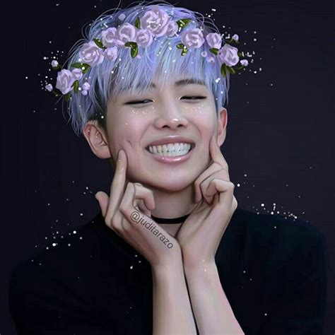 BTS Flower Crown Fanart ARMY S Amino