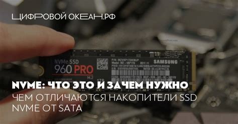 NVMe: что это в накопителях SSD