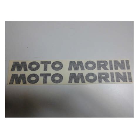 MOTO MORINI Coppia Adesivi In Pvc Per Serbatoio Motortransfers