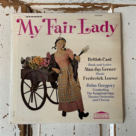 Vintage Vinyl My Fair Lady Album Etsyde