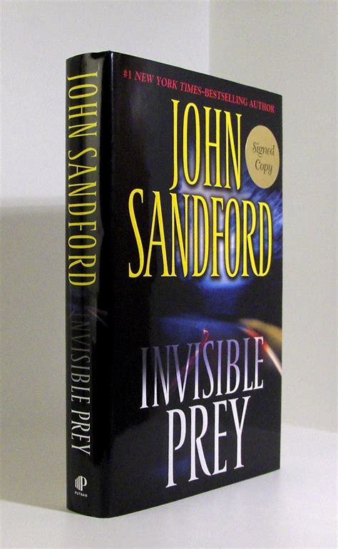 Invisible Prey By Sandford John As New Hardcover 2007 1st Edition