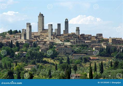 San Gimignano - Tuscany, Italy Stock Image - Image of toscana, latin ...