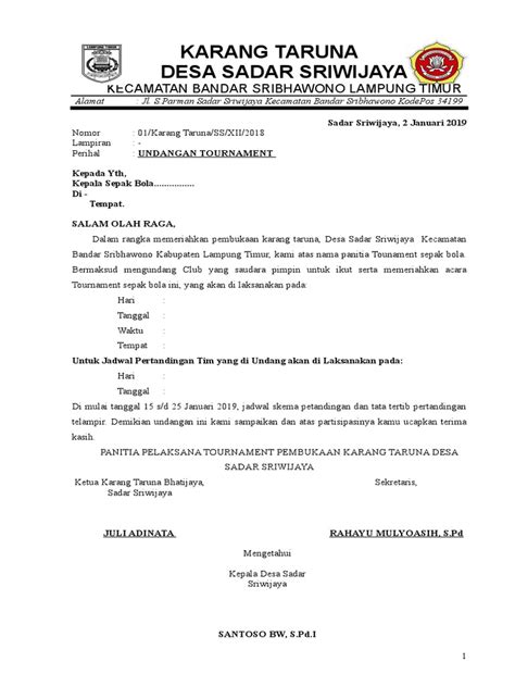 Cara Membuat Surat Undangan Untuk Kepala Desa Delinewstv