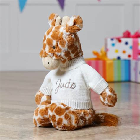 Personalised Jellycat Bashful Giraffe Soft Toy That S Mine