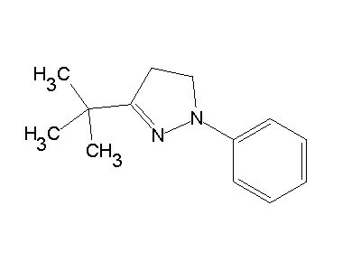 3 Tert Butyl 1 Phenyl 4 5 Dihydro 1H Pyrazole C13H18N2 Density