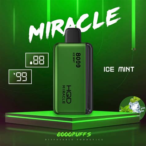 Hqd Miracle 8000 Puffs New Disposable Vape With Screen China Hqd