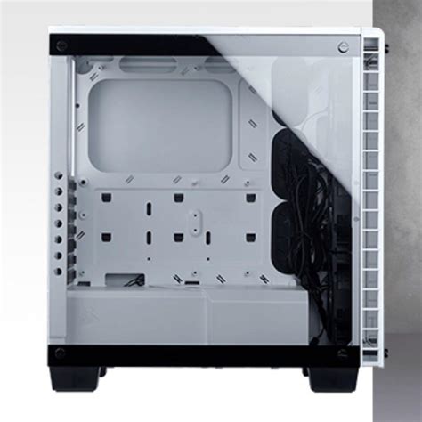 Corsair Crystal Series 460x Rgb Compact Atx Mid Tower Case White Computers And Tech Parts