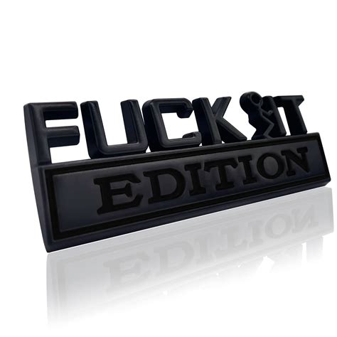 Amazon Fuck IT Edition Emblema 3D Emblema 3D Emblema 3D Fender