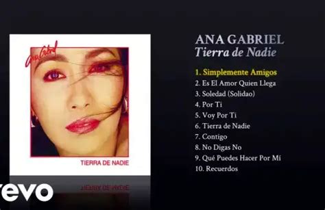 Letra De Simplemente Amigos Ana Gabriel Yomar S World Letras De