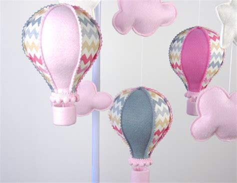 Baby Mobile Hot Air Balloon Mobile Baby Girl Mobile Baby Mobile Nursery Decor Gift