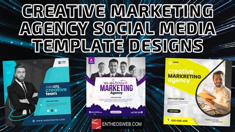 Creative Marketing Agency Social Media Template Designs Entheosweb