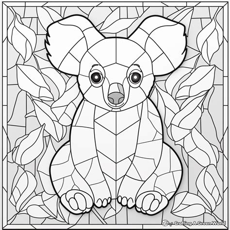 Animal Mosaic Coloring Pages Free And Printable