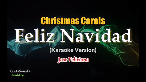 Feliz Navidad Christmas Carols Karaoke Version Youtube