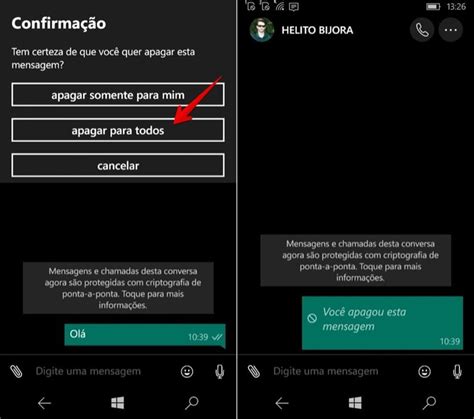 Como Apagar Uma Mensagem Enviada No Whatsapp Para Windows Phone