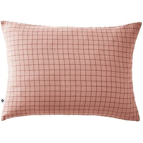 Ourea Motif Taie D Oreiller X Cm Gaze De Coton Rose P Che Petits