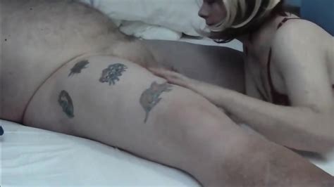 Amateur Crossdresser Couple Sucks Each Other