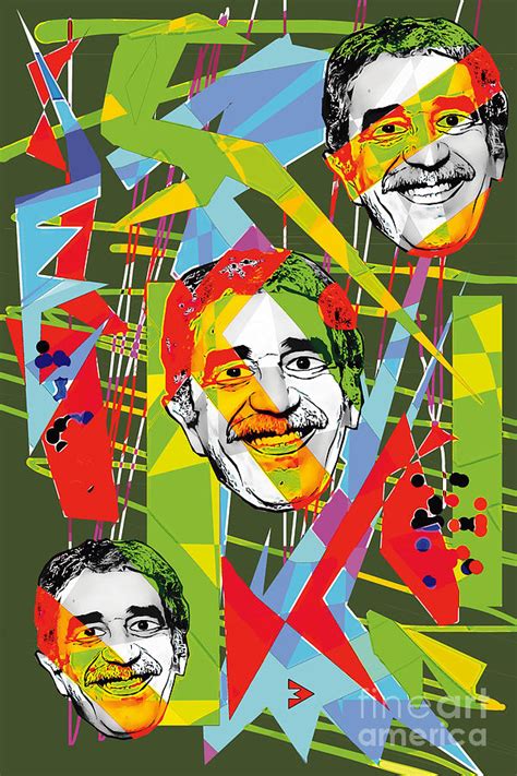 Gabriel Garcia Marquez VI Digital Art By Zoran Maslic Fine Art America