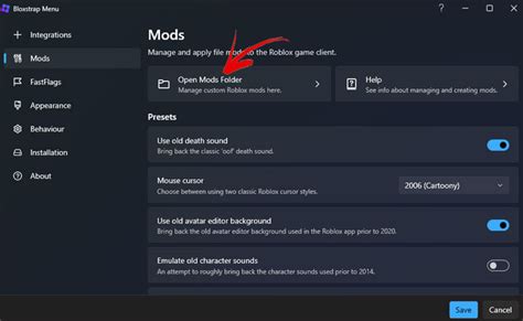 Bloxstap: How to Add Mods (September 2024) » Bloxstrap