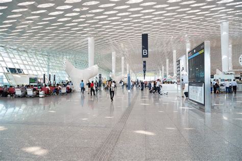 Shenzhen Bao An International Airport Editorial Stock Image Image Of