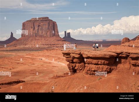 Monument Valley Viewed From John Fords Point Stock Photo Alamy