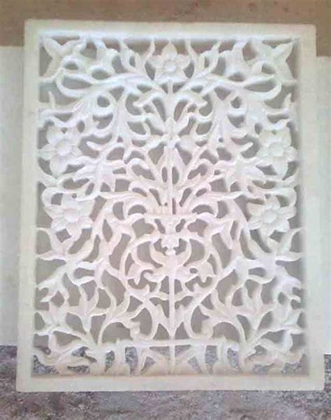 Designer White Marble Jali At Rs 850 Square Feet White Marble Jali In