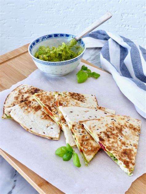 Quesadillas Mit Feta Paprika Und Spinat Anna Lee EATS