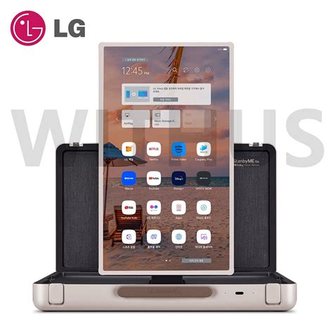 LG StanbyME GO 27 Inch Portable Wireless Touch Screen FHD Display