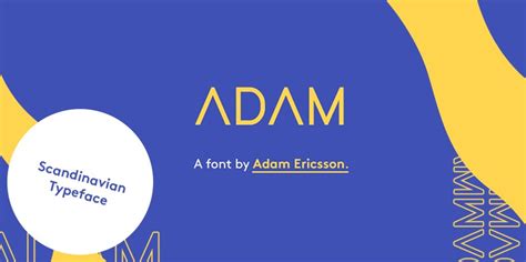 Adam Bold Windows font - free for Personal