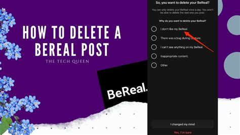 How To Delete A Bereal Post Delete Bereal YouTube