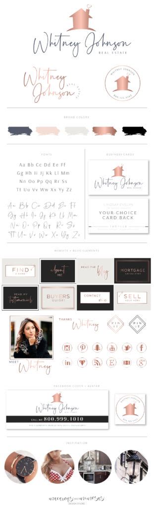 Realtor Initial Logo Design • Macarons And Mimosas
