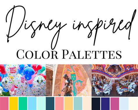 Disney Character Color Palette