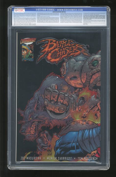 Battle chasers comic books graded by CGC