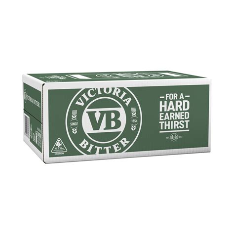 Buy Victoria Bitter Can 375ml 24 Pack Coles