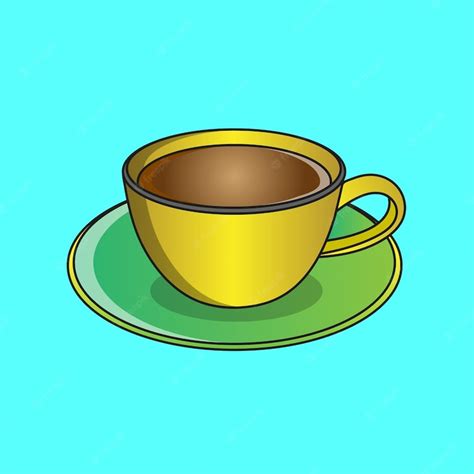 Premium Vector | Illustration of cup of tea – cup of tea vector – cup of tea drawing