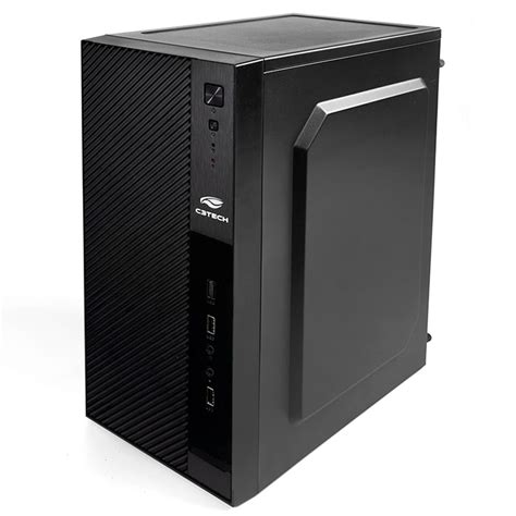 Gabinete C3Tech Fonte 200W Micro ATX Preto MT 31BK Cavuca