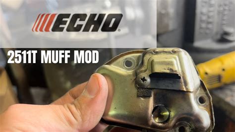 Bench Mods Echo 2511 Muffler Mod And Limiter Cap Removal YouTube