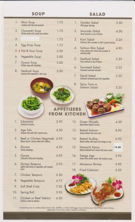 Okinawa Sushi Menu Menu Untuk Okinawa Sushi Millard Omaha