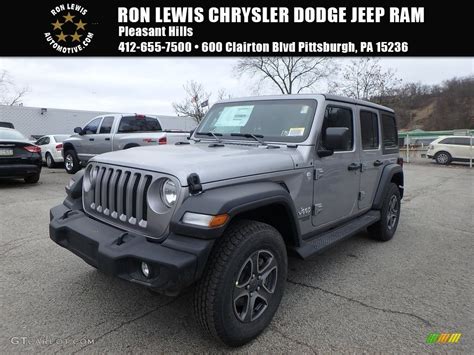 2018 Billet Silver Metallic Jeep Wrangler Unlimited Sport 4x4