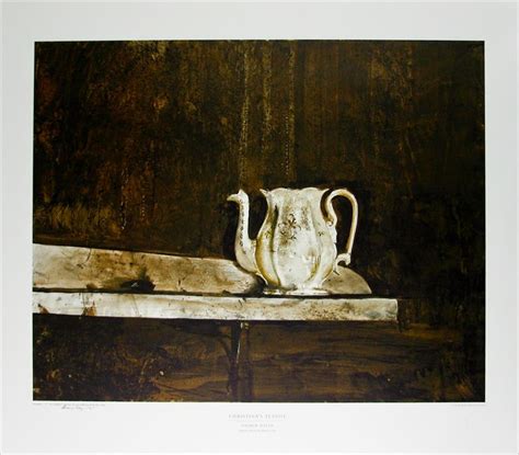 Christinas Teapot 1976 By Andrew Wyeth American1917 2009