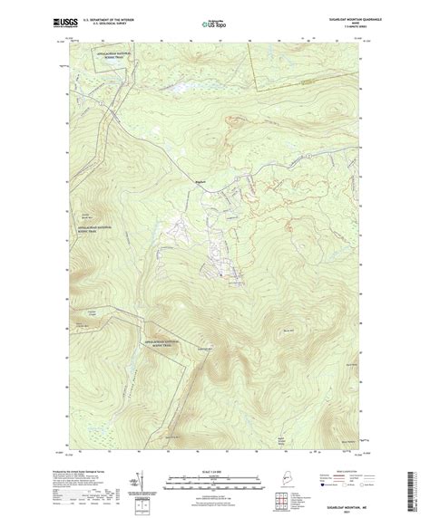 Sugarloaf Mountain Maine US Topo Map – MyTopo Map Store