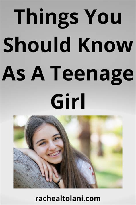 14 Things Every Teenage Girl Needs To Know