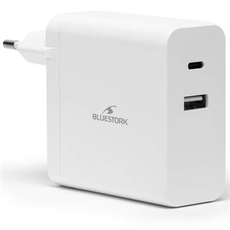 Bluestork Cargador Usb C W Blanco Cargador Port Til Ldlc