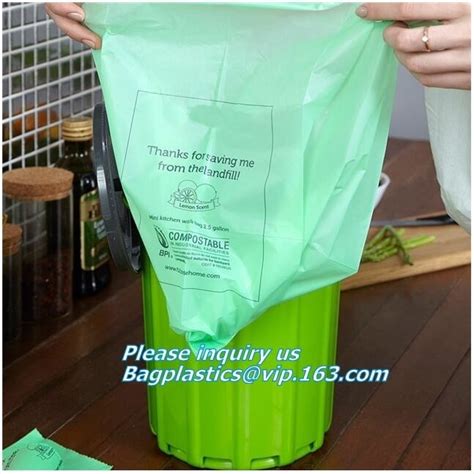 China Manufacturer 100 Biodegradable Singlet Bags With EN13432 BPI OK