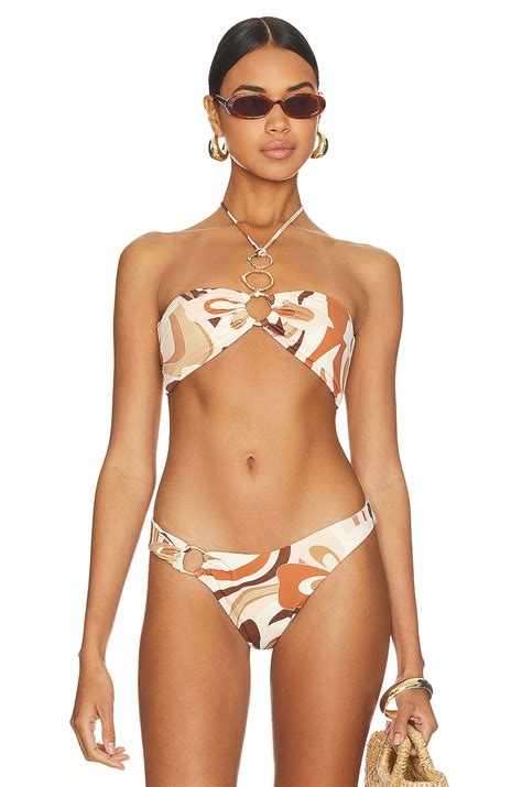 DEVON WINDSOR Chelsea Bikini Top In Latte REVOLVE
