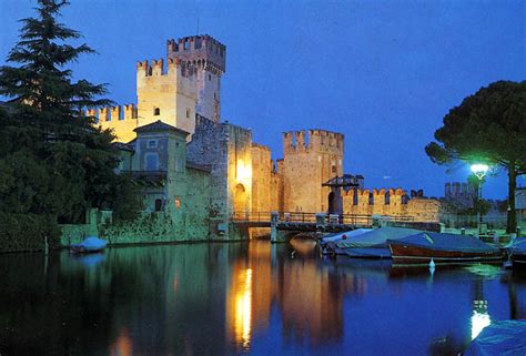 Scaliger Castle Of Lake Garda Italy Paradoxoff