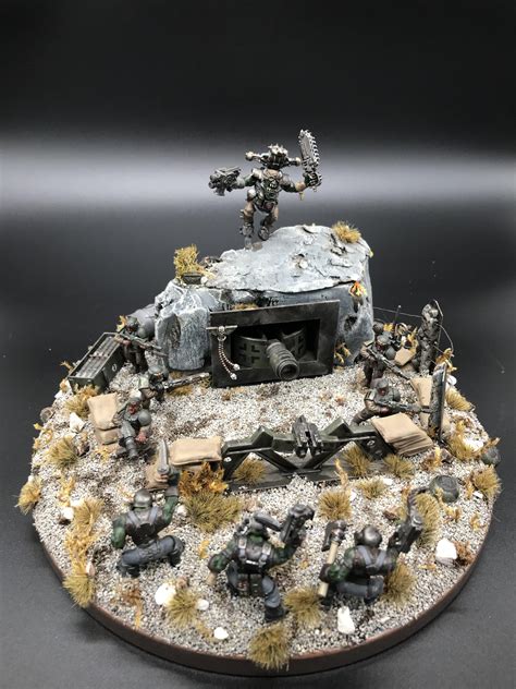 Artillerie Artillery Astra Militarum Death Korps Of Krieg Diorama | Images and Photos finder