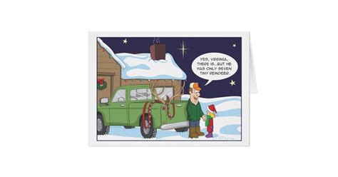 Funny Christmas card, deer hunting humor Card | Zazzle