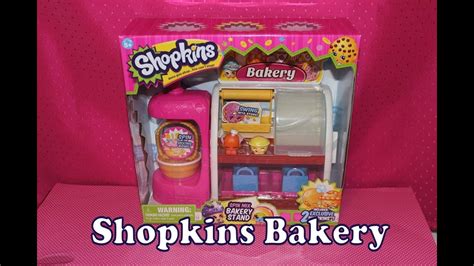 Shopkins Bakery Playset With 2 Special Edition Shopkins Youtube