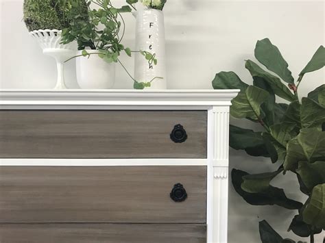 Rustic Dresser Set Using Glaze Effects General Finishes 2018 Design Challenge